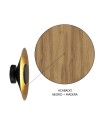 ORION * APLIQUE LED 24W 3000K NEGRO/ MADERA